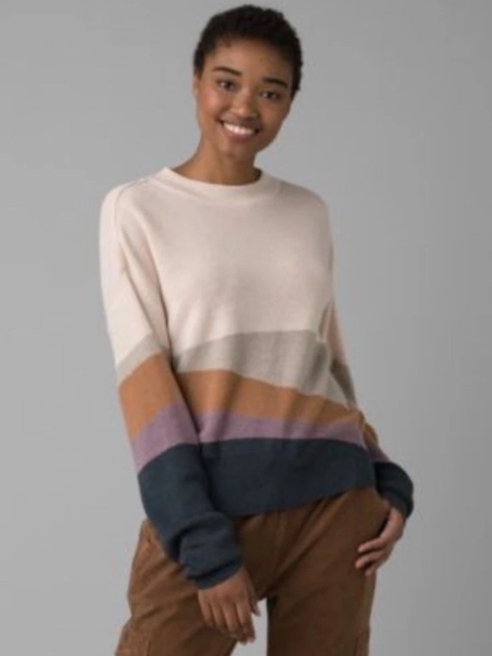 Women’s prAna Desert Road Sweater Organic Cotton Blend Medium